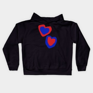 I Love My Life blue heart T-Shirt  #TPArtDecoContest Kids Hoodie